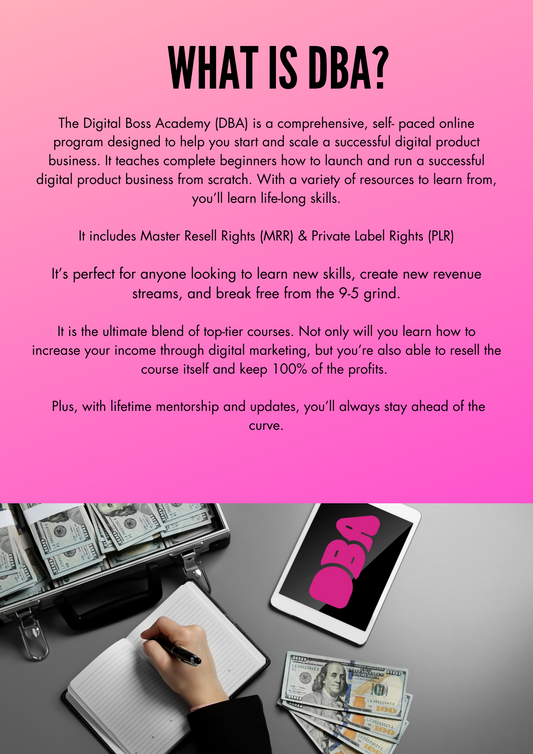 Digital Boss Academy (DBA) Vol 1