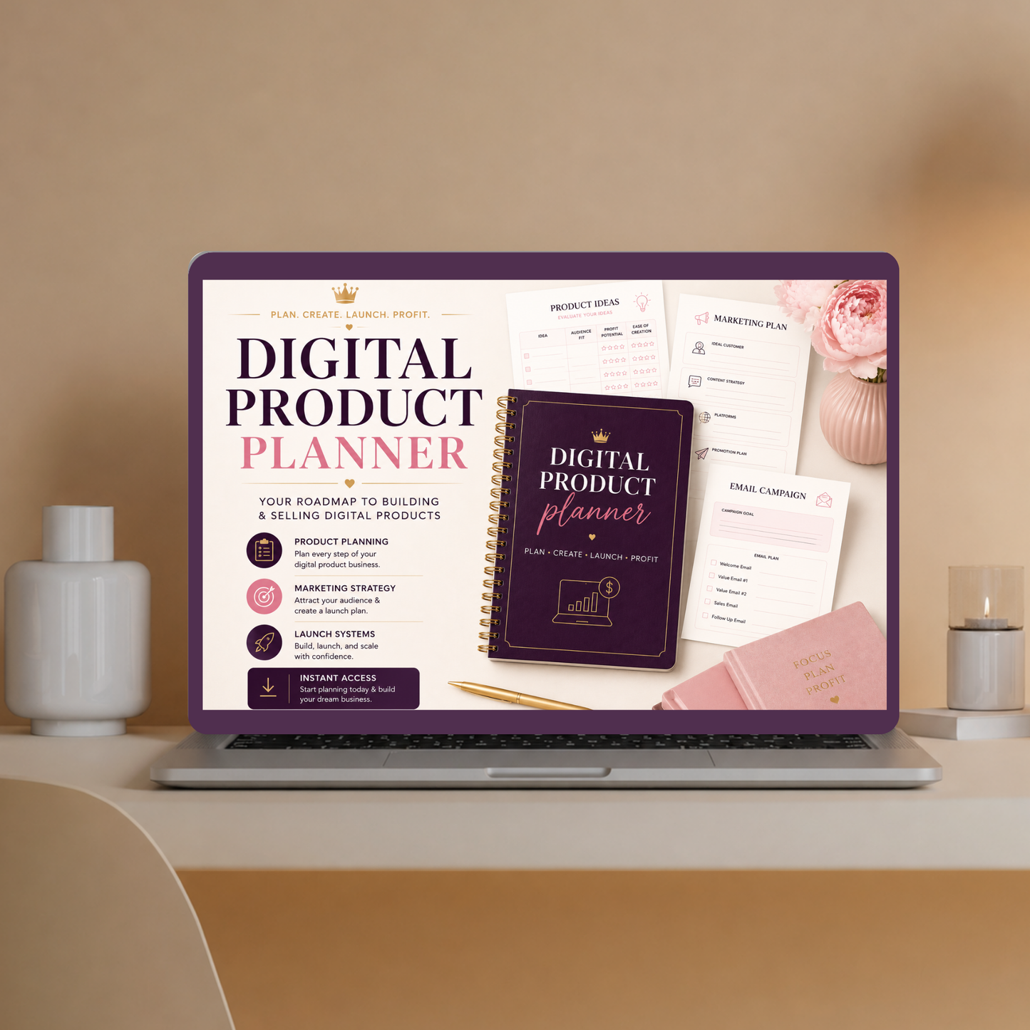 Digital Product Planner E-Book
