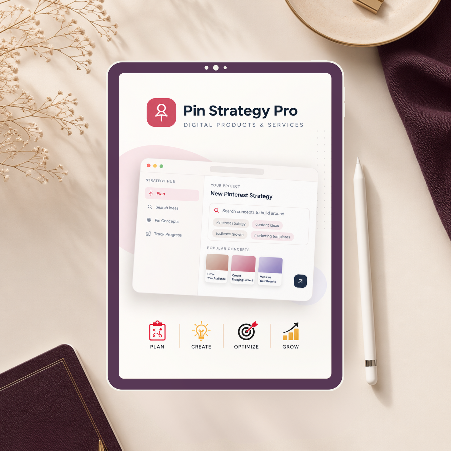 Pin Strategy Pro: Digital Products & Services GPT