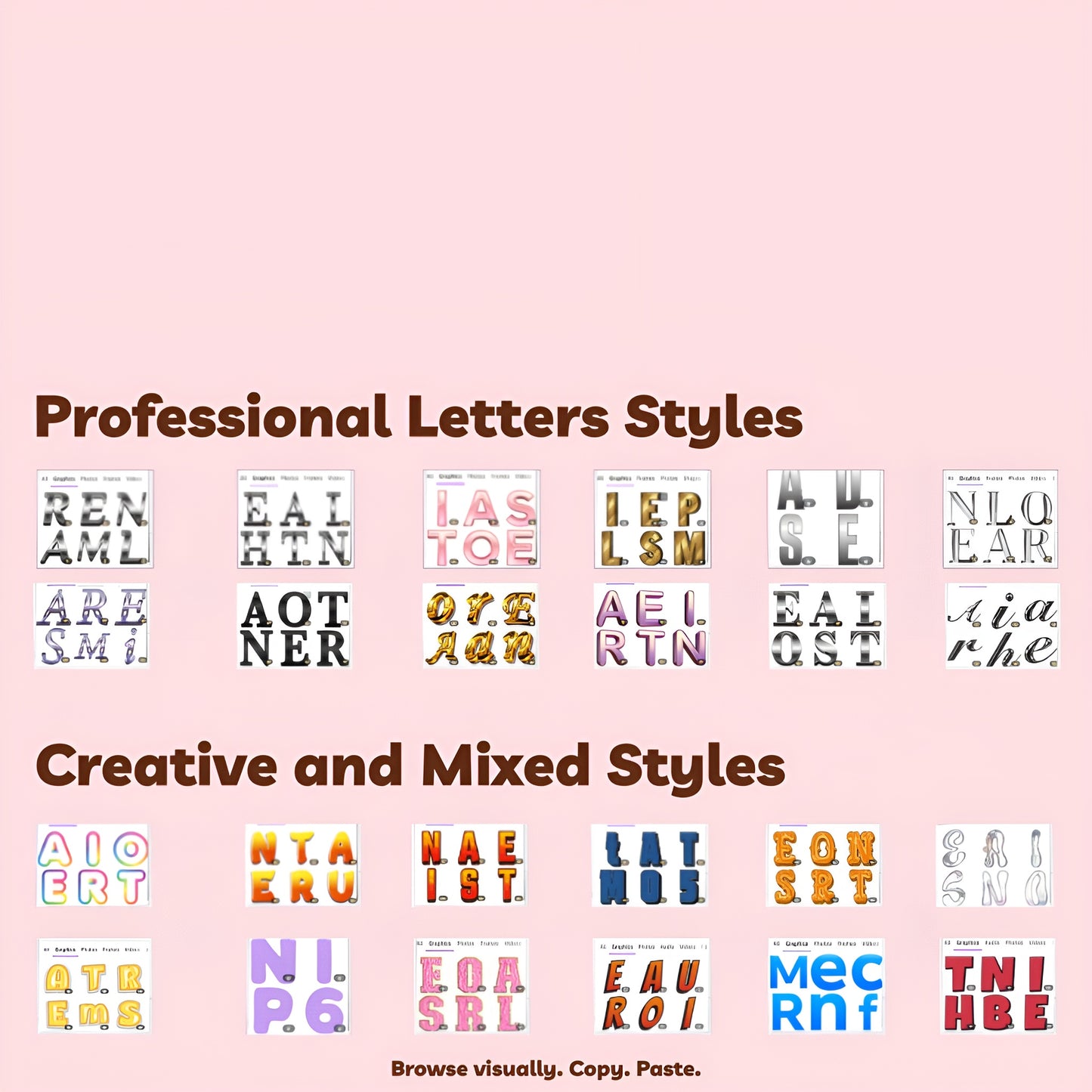 The Elements Vault – Curated Canva Element Fonts Library